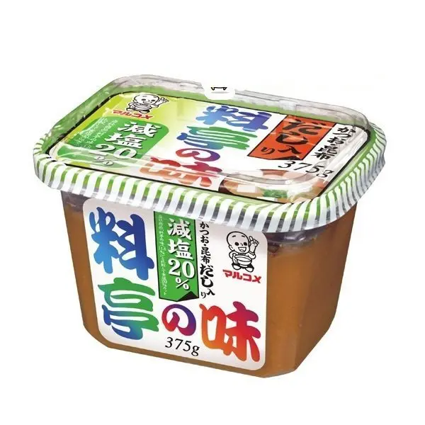 Tương Miso giảm muối Marukome Ryotei-No-Aji  375g ,Miso Dashi vị truyền thống 750g  - Gyomu Japan 2