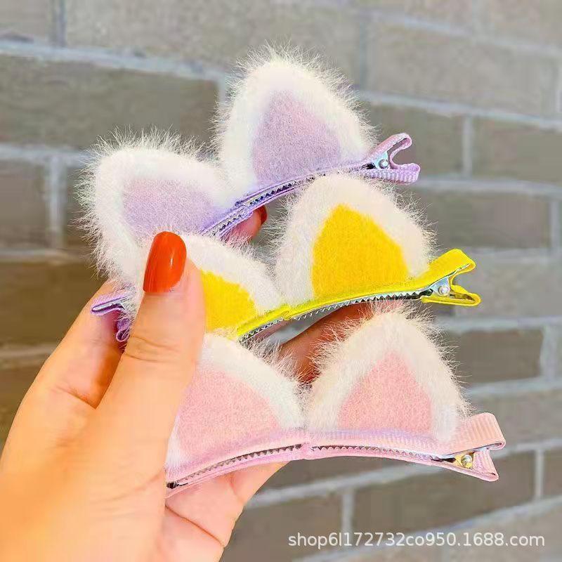Product Introduction of Kids Hair Clips Cute Cartoon 3D Double Hairpins for Little Girls 2