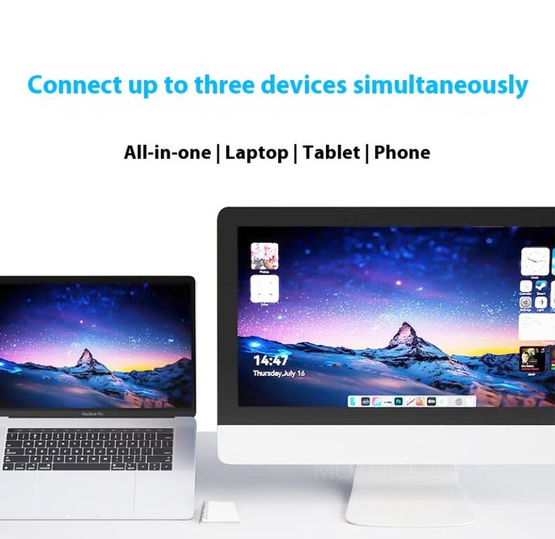 Product Introduction of Bàn phím số, Bàn phím số K35, Không dây 2.4Ghz và Bluetooth, Có Thể Sạc Lại USB C, Tương thích với IOS, Android và Windows, Bàn phím kỹ thuật số 9