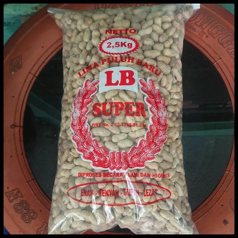 kacang kulit asin super 1ball 2.5kg kacang sangrai super 1