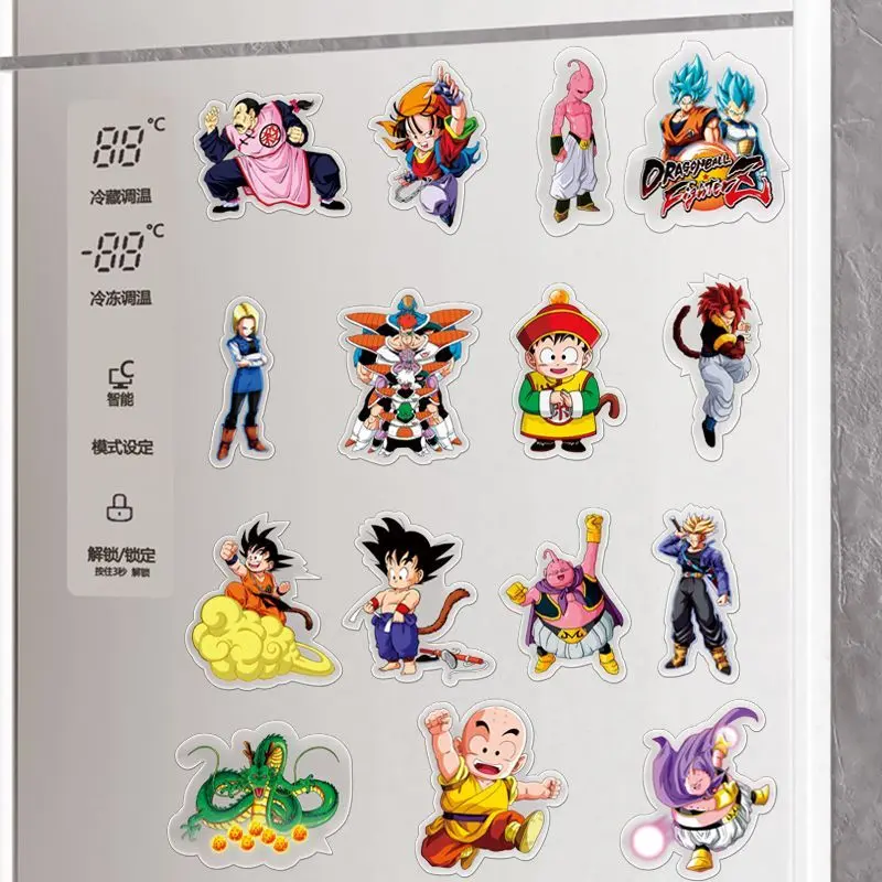 Nam Châm Tủ Lạnh Dragon Ball, Thiết Kế Tôn Ngộ Không, Nhập Khẩu, Nhân Vật Super Saiyan Dễ Thương Và Dễ Thương, Làm Bằng Acrylic, Phong Cách Anime Hoạt Hình Cá Tính, Đồ Trang Trí Từ Tính