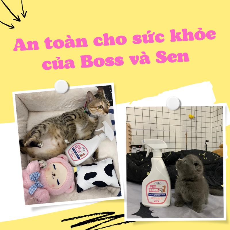 Product Introduction of Xịt Khử Mùi, Diệt Khuẩn An Toàn Cho Thú Cưng ASFA Pet Care 500ml 9