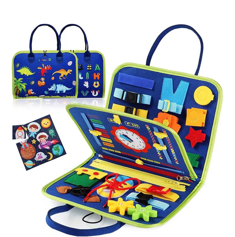 Kid Basic Life Skills Toys Montessori Busyboard Sensory Toys - TikTok ...