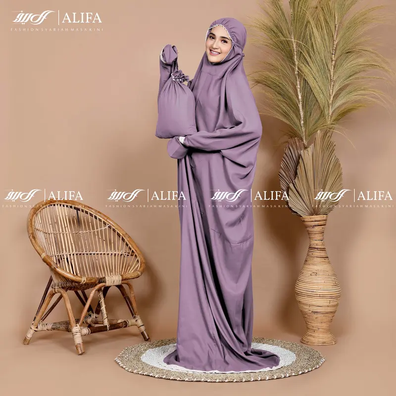 Mukena Terusan Travel Terlaris Dewasa Katun 4