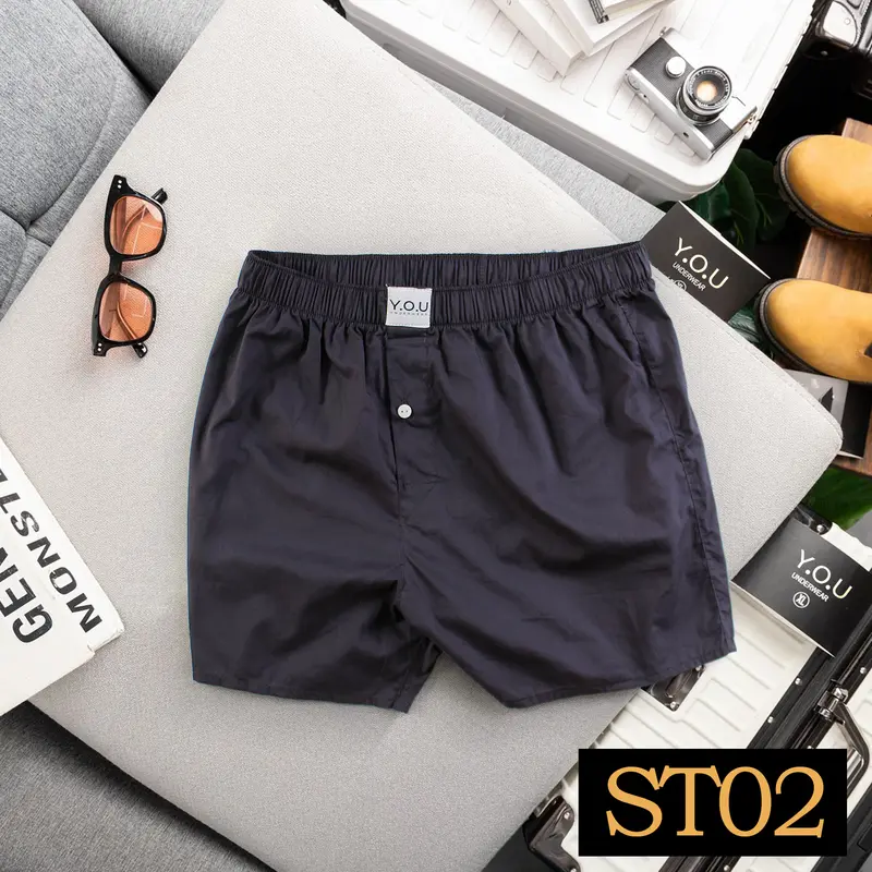 Quần Đùi YOU Kate Cotton Mềm Mịn Thoáng Mát Mặc Ở Nhà, Đi Ngủ Thoải Mãi Họa tiết Sọc Tăm Size 40-90kg 1