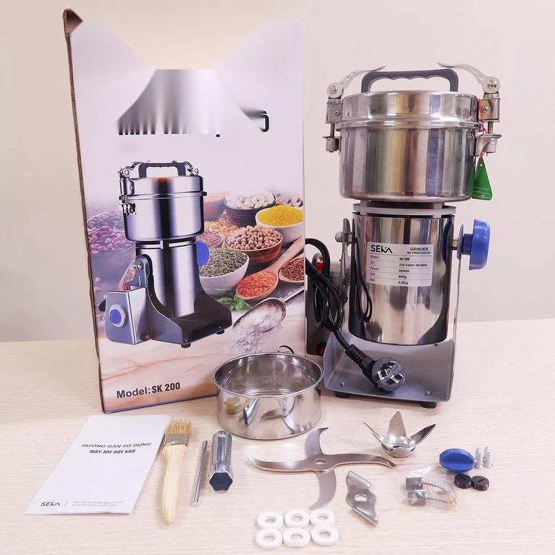 Product Introduction of Máy Xay Bột Khô Seka SK200 Công Suất 3000W Đa Năng, Xay Bột Mịn, Nghiền Ngũ Cốc, Hạt Khô Bảo Hành 12 Tháng 9