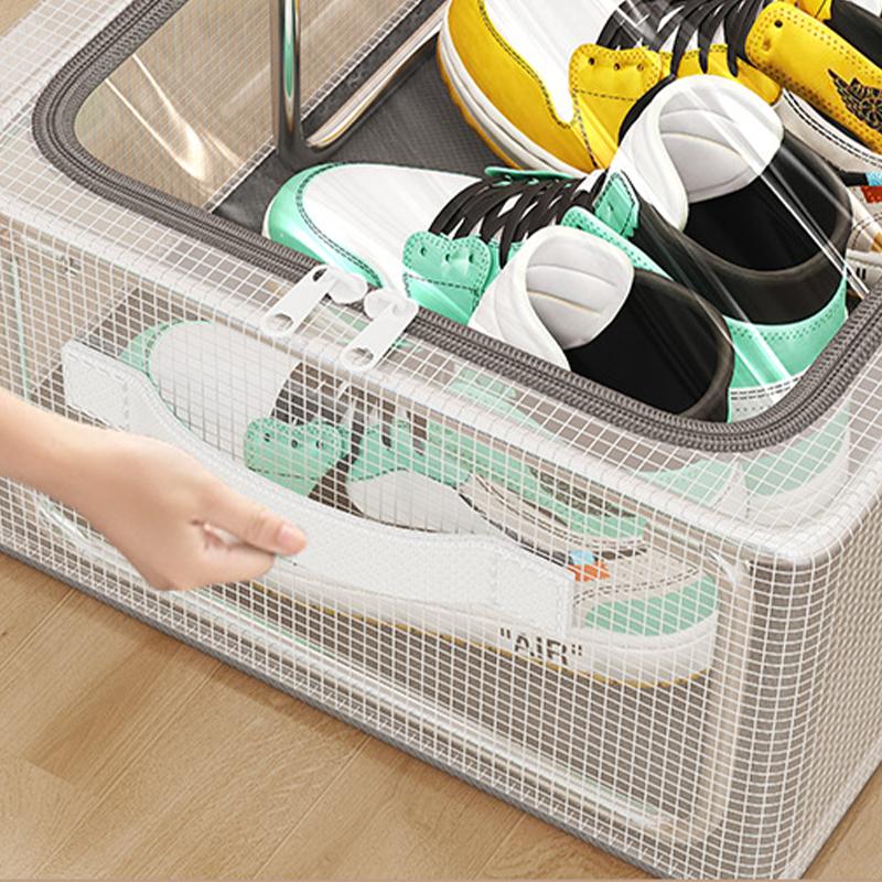 U-Living Storage Box Organizer Sepatu PVC Kotak Sepatu Transparan ...