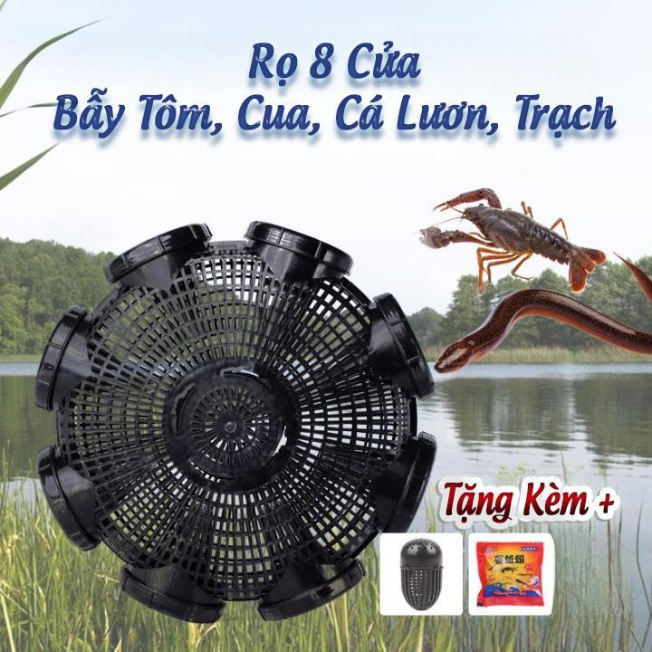 Product Introduction of Rọ Bát Quái 8 Cửa Nhựa PP Thái Lan Tôm , Cua , Cá , Lươn , Trạch Phụ Kiện Đầy Đủ Bắt Cá Đi Câu Tiện Lợi Fishing CV-984 18