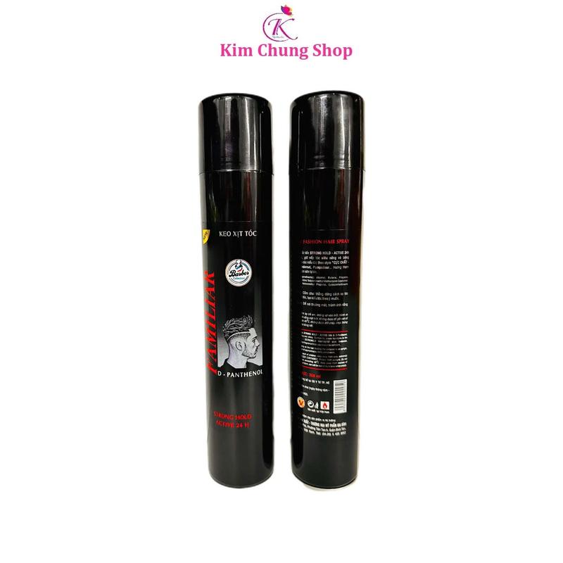 Mới Keo tạo kiểu tóc - Gôm xịt giữ nếp tóc Familiar 350ml