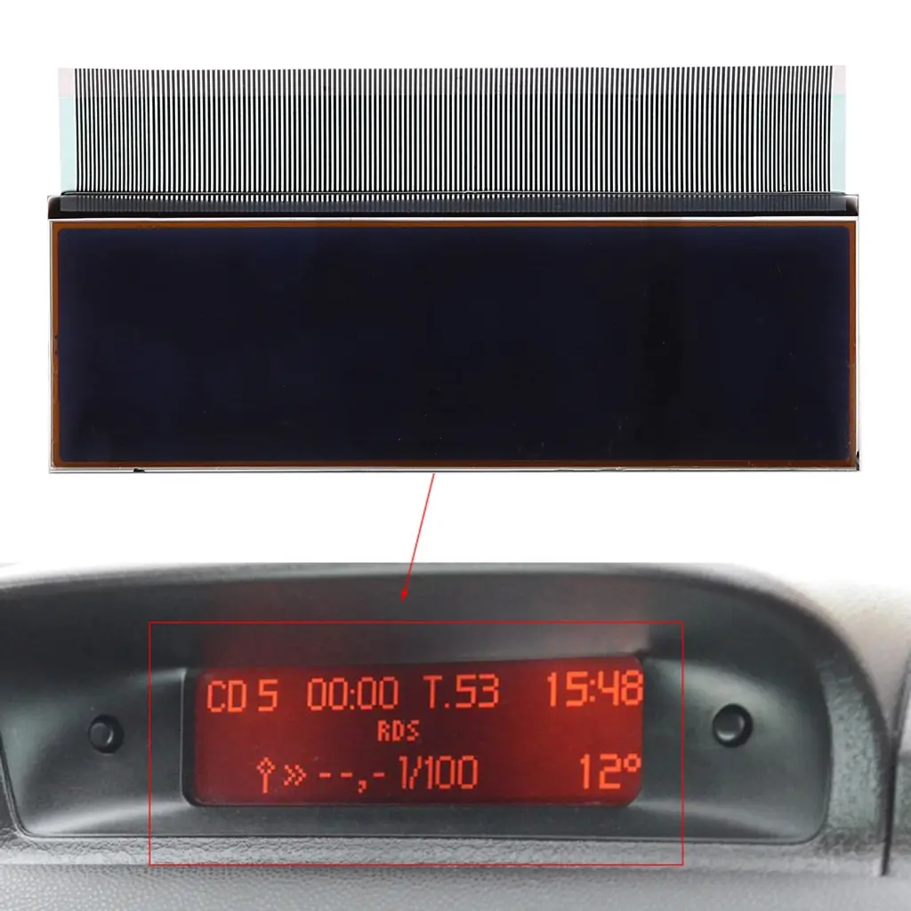 Quan Glass LCDDisplay for 206 C5 Xsara Picasso Navigation Digitizer Screen Panel