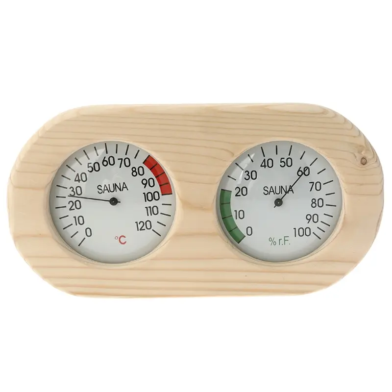 Spruce Humidity Temperature Sauna Hygrothermograph Thermometer Celsius  Sauna Thermometer Hygrometer Temperature Meter
