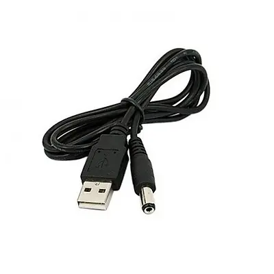 Dây nguồn USB sang chân tròn cỡ trung DC 3.5 x 1.35mm dài 1M, Dây Sạc Cổng Usb Ra Đầu Dc 5.5X2.1mm Đầu Tròn, Sạc Cho Các Thiết Bị Dùng Nguồn 5V, Cáp Nguồn Usb Ra Dc 5V
