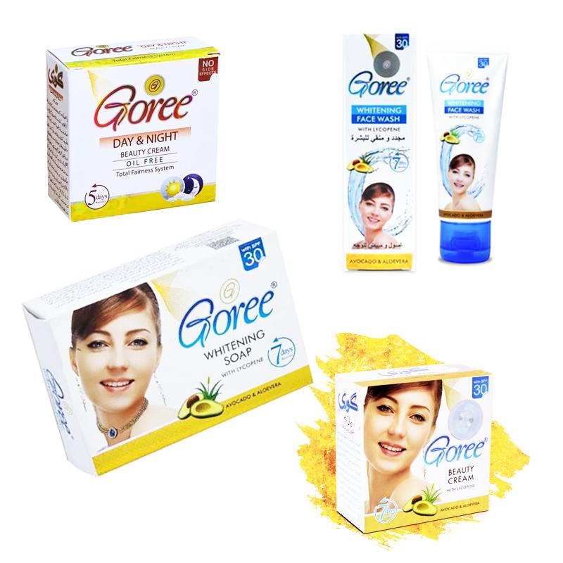 Goree Day & Night Cream Beauty Cream Soap Facewash 4in1 set - TikTok ...