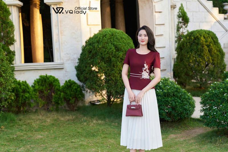 Product Introduction of Áo Thiết Kế Peplum QA3 kết hoa sang chảnh, quyến rũ, đi tiệc, đi chơi, đi làm. Nữ Women 5