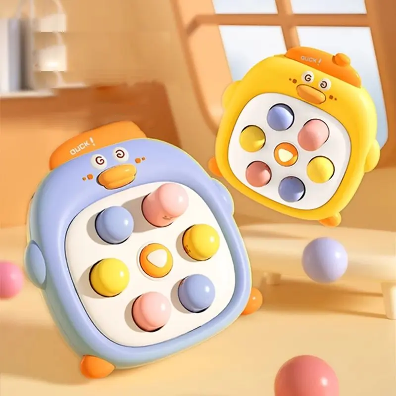 Pocket Mini Whac-A-Mole Press Music Baby Early Education Puzzle Baby Boys and Girls Finger Press Toys Young Children