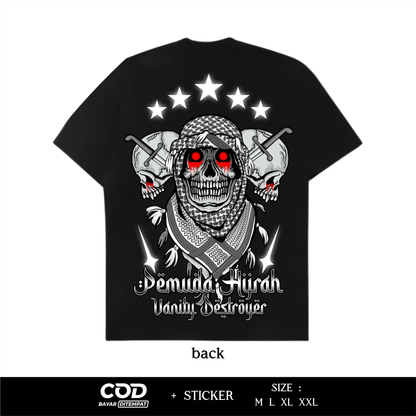 Kaos Reflektif Pemuda Hijrah Varity Destroyer Desain terbaru by Inzavibe