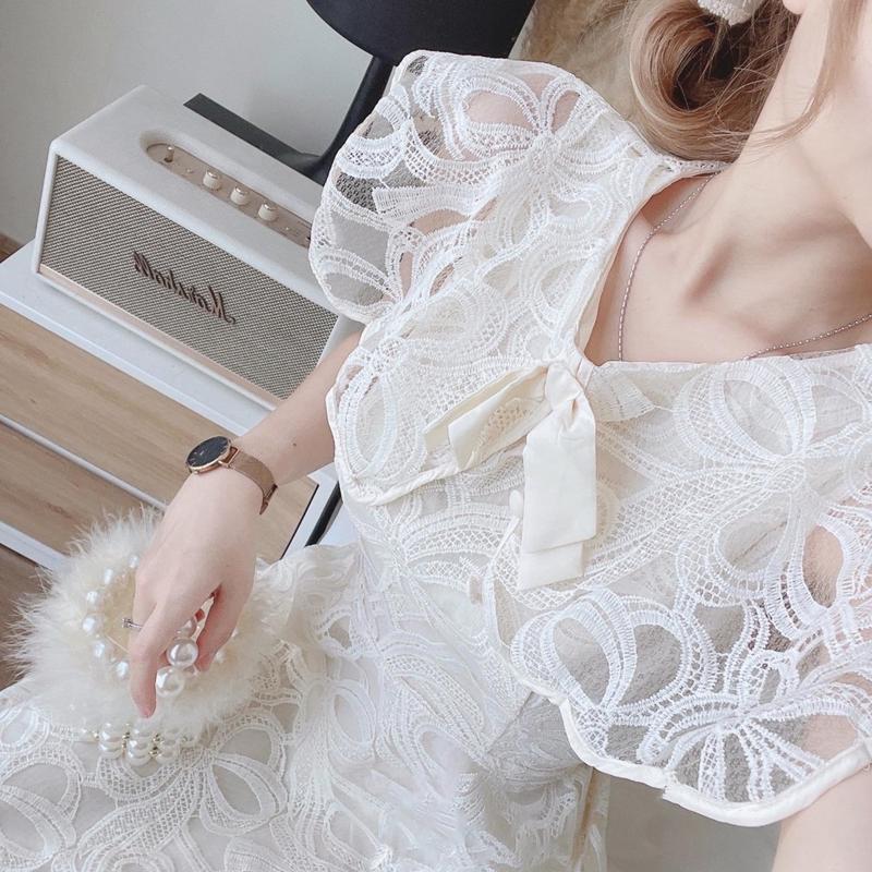Đầm cánh tiên ren cao cấp SL 5