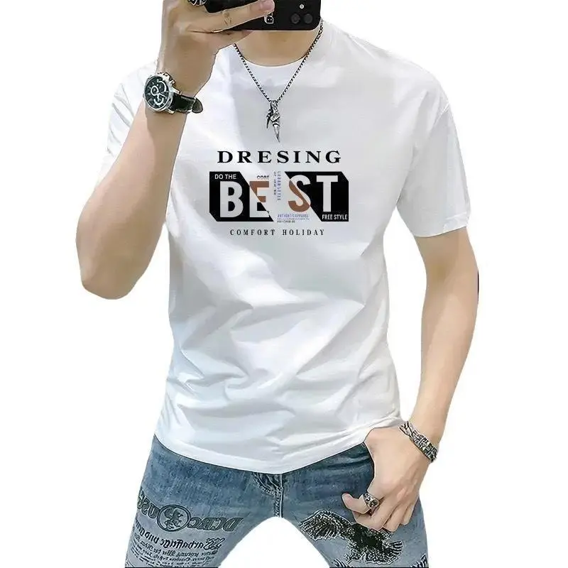 Áo Thun Nam Cotton Chính Hãng Ngắn Tay BEST đẹp cổ tròn Cotton Menswear