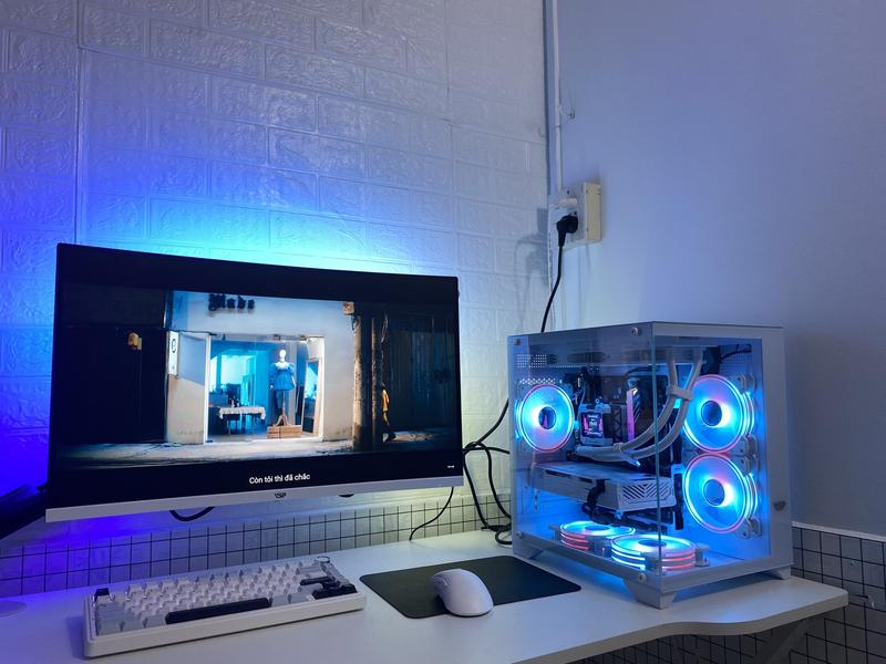Bộ Máy Tính Case Bể Cá - Tản nhiệt nước Coolmoon