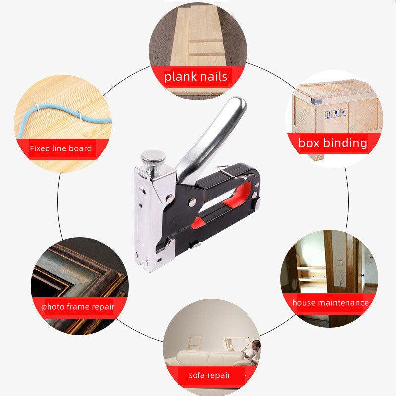 Product Introduction of Dụng cụ kim bấm cho gỗ kim loại thép không rỉ trang trí nhà cửa (miễn phí 600 ghim) 59