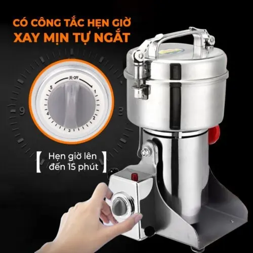 Máy xay bột khô Seka SK-200 công suất 3000W đa năng, xay bột mịn, nghiền ngũ cốc, hạt khô bảo hành 12 tháng 6