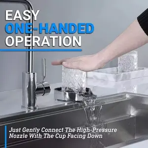 Alat Pembersih Gelas Otomatis / alat pencuci gelas untuk di dapur cup washer stainless stell