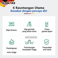 Gambar JERMAN MONAKE Top!! Hand Saw Gergaji Potong Kayu 18inch (COD) Mata Original Germany Tangan Graji Geraji Potong Handsaw Untuk Kayu / Triplek / Pipa PVC / Gypsum - 14inch dari Sunctools Official Store Kota Administrasi Jakarta Barat 3 Tokopedia