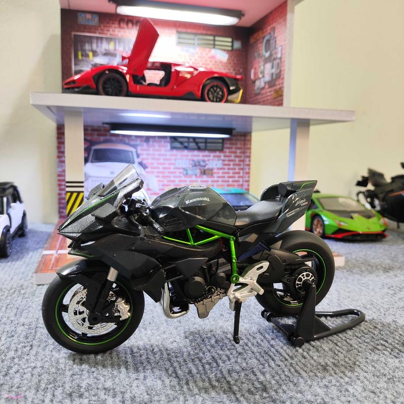 Mô hình xe kim loại Kawasaki Ninja H2R tỉ lệ 1:12 1
