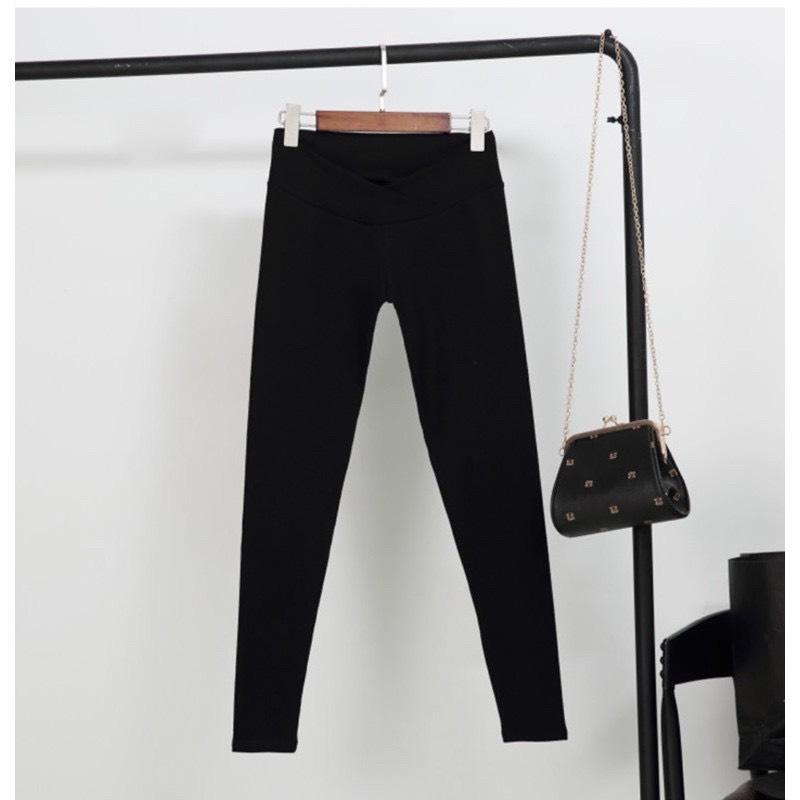 Quần legging bầu vạt chéo QB111 5