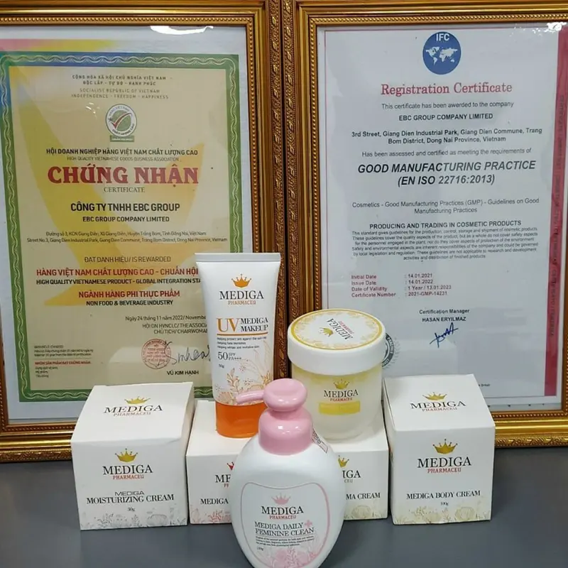 Kem Chống Nắng Nâng Tông Chính Hãng Mediga SPF50 PA+++ Chiết Xuất Thiên Nhiên, An Toàn, Lành Tính, Bảo Vệ Da Khỏi Tia UV Skincare 4