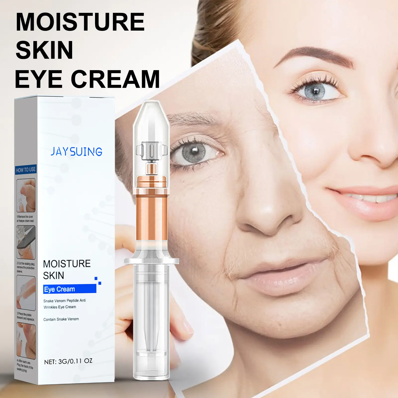 100% Original Brand Jaysuing Restoring Eye Cream Firming Fading Wrinkle Bags Moisturizing Care Comfort Moisture Hydrate Moisturizer
