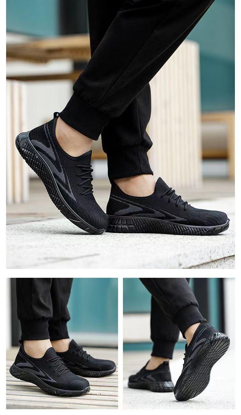 Product Introduction of Men's Safety Shoes Lightweight Soft Sole Summer Shoes Steel Toe Steel Plate Anti-Smash Anti-Puncture Construction Work 15