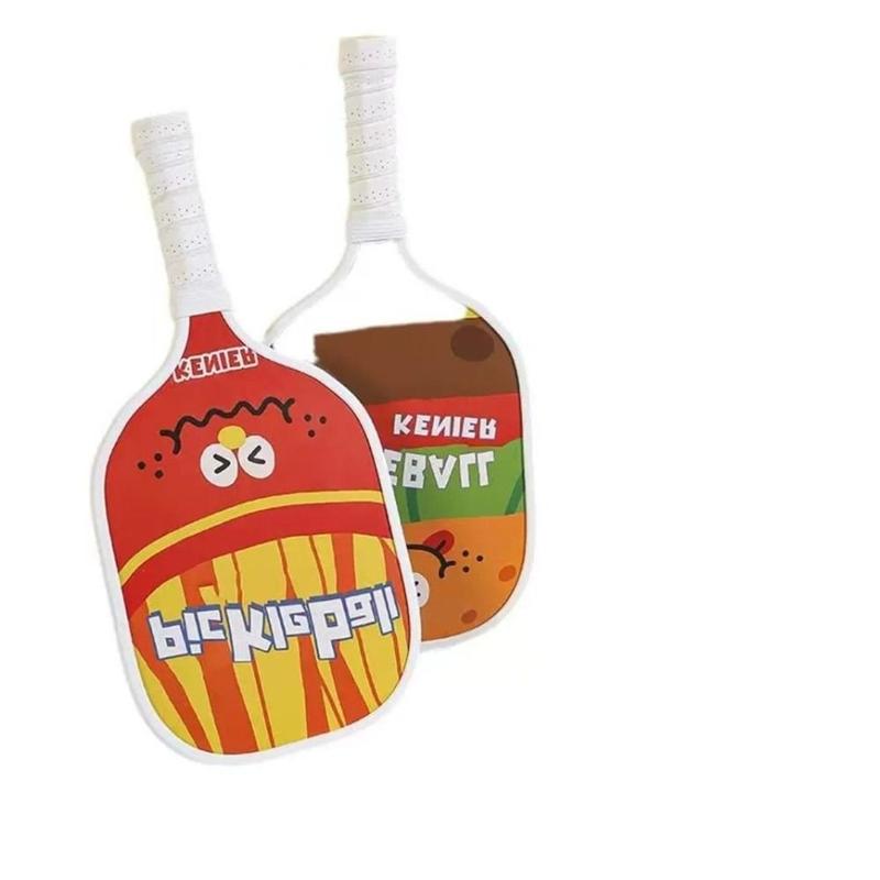 Product Introduction of Cute 2 Pickleball Racket Pickleball Paddles Set Non Slip Grip 4 Balls Pickleball Racket Fiberglass Surface Fiberglass Pickle Ball Paddles Men Women 12