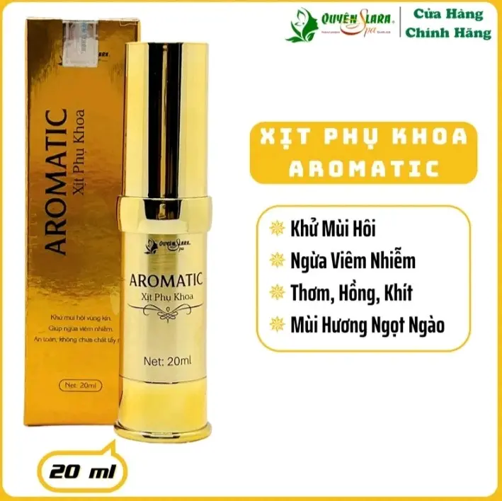 xịt thơm phụ khoa AROMATIC Quyên lara 20 ml Nữ