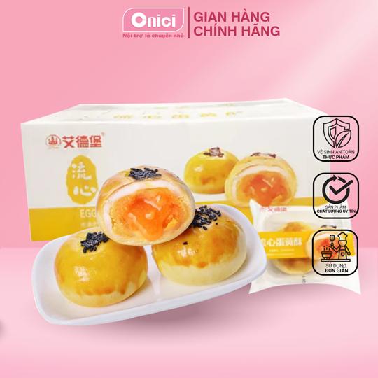 Bánh trứng chảy ngàn lớp, bánh liu trứng chảy Đài Loan thùng 2.5 kg khoảng 48 cái Bếp Của Mẹ Onici