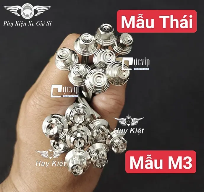 (Bán Giá Sĩ) Ốc 6 Ly Salaya (M3) (THÁI) Inox 304 Chiều Dài Đầy Đủ Các Size (Giá Sỉ 1 Ốc) VM