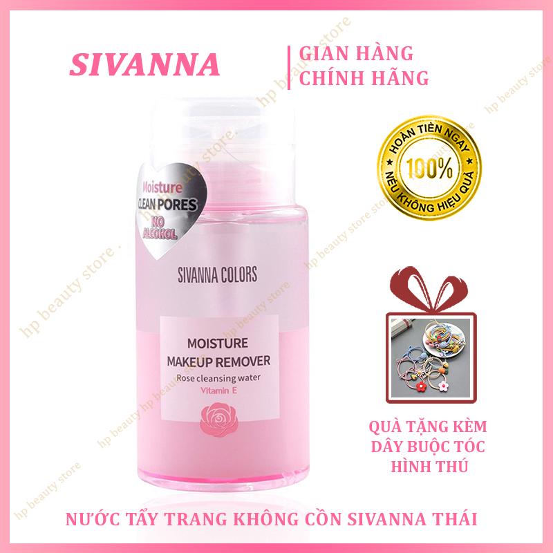 Nước Tẩy Trang Không Cồn Sivanna Colors Moisture Makeup Remover Rose Thái Lan 180ml