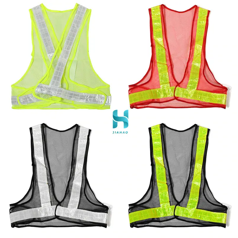 OW-659 Safety Reflectorize Vest Thick material High Visbilty Vest Reflector With ID Holder Construction Ppe