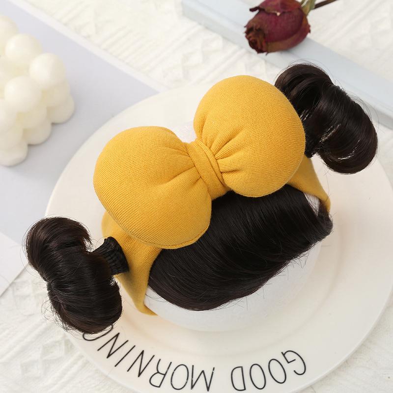 Product Introduction of Băng Đô Tóc Giả Cho Em Bé Và Trẻ Em, Thời Trang, Dễ Thương, Dành Cho Trẻ Em Gái, Kiểu Nơ, Thích Hợp Cho Trẻ Sơ Sinh Và Trẻ Mới Biết Đi, Mũ Tóc Giả, Sợi Tóc, Mũ Đội Đầu Hóa Trang, [Lww] Cho Bé Phụ Kiện Tóc 32