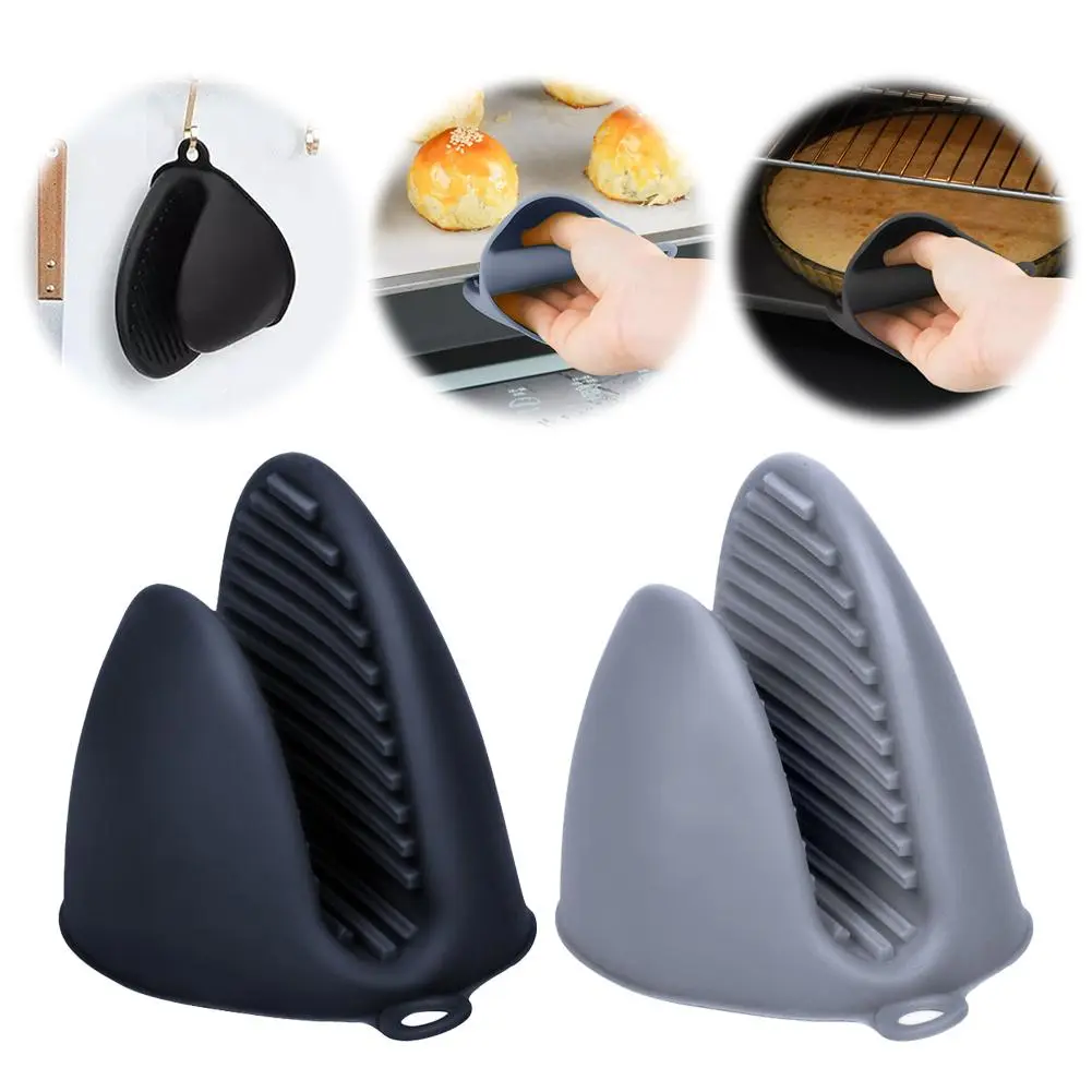 Găng tay lò nướng silicon, chịu nhiệt, găng tay kẹp, chống nấu ăn, không giữ nồi, găng tay L3V3