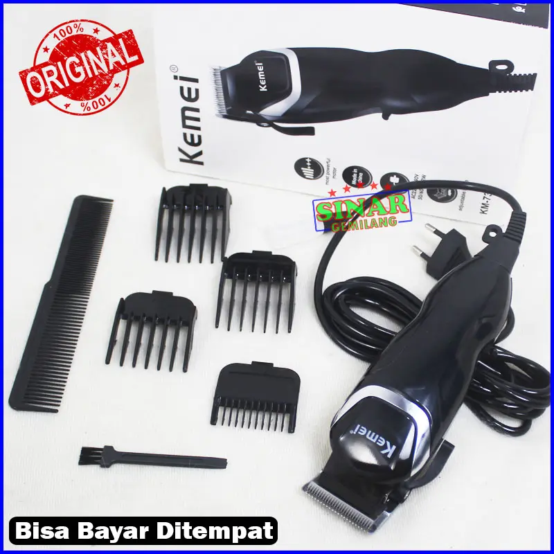 Hair Clipper Kemei KM-737 Alat Cukur Rambut Barbershop Mesin Pangkas Dan Potong Rambut Elektrik 4