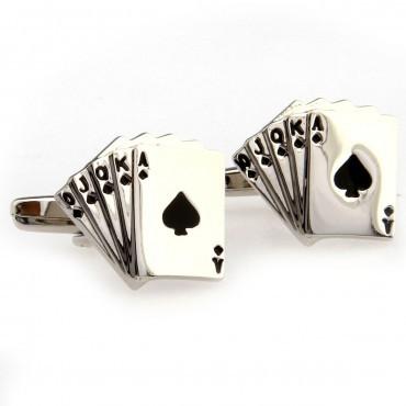 Black Cards Cufflink Cuff Link 2 Pairs Free Shipping Promotion - TikTok ...