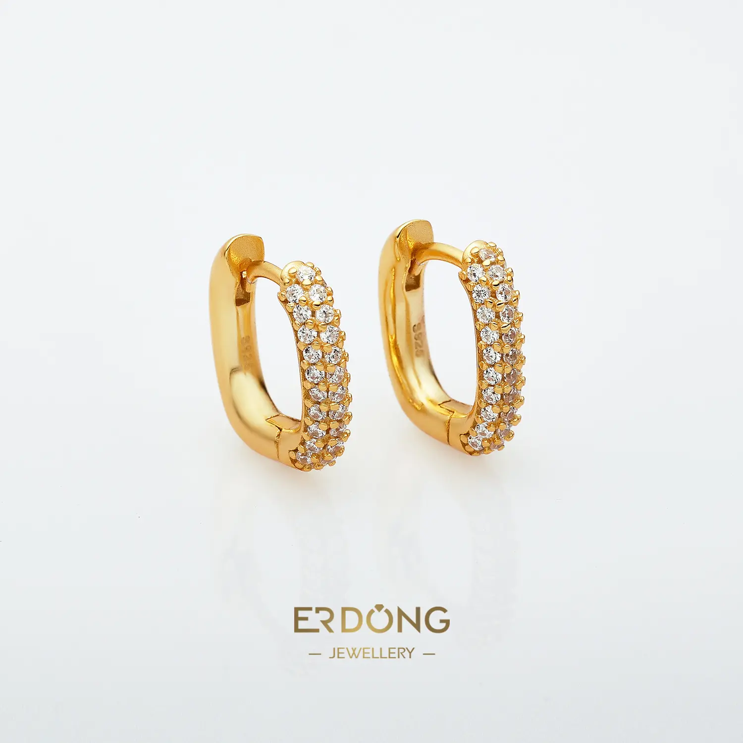 Kẹp Tai Cao Cấp Xuyên Biên Giới S925 Bông Tai Phong Cách Frosty Châu Âu Và Mỹ Cho Nữ Bằng Bạc Sterling Bông Tai Duyên Dáng Dopamine dễ phối đồ Thời Trang