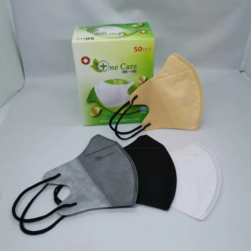 READY DUCKBILL ONECARE 4 PLY KEMASAN BOX PUTIH HITAM ABU ABU KREM BEIGE ISI 50 LBR PER BOX ADA EMBOS 1