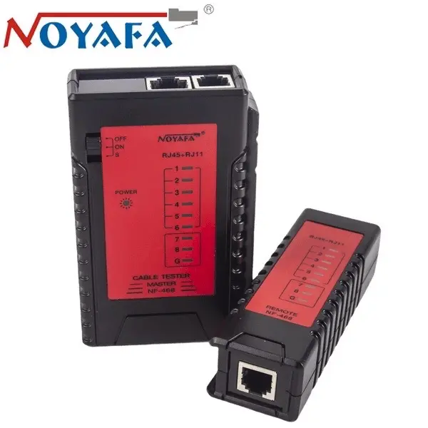 Bộ Test dây mạng RJ45 , RJ11 , RJ12 Noyafa NF468 Cat 5e Cat 6a 3