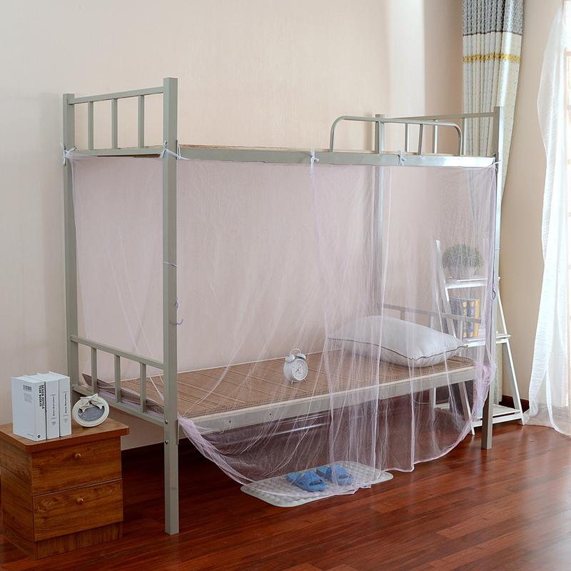 Dormitory Bunk Bed Student Mosquito Net Single Double Home Dust-Free Elegant Top Zipper Old-Fashioned Mosquito Net 7