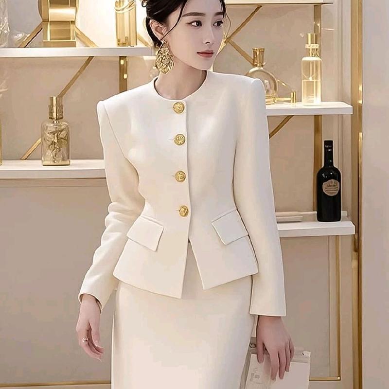  set áo vest nữ kèm chân váy  TB1064  