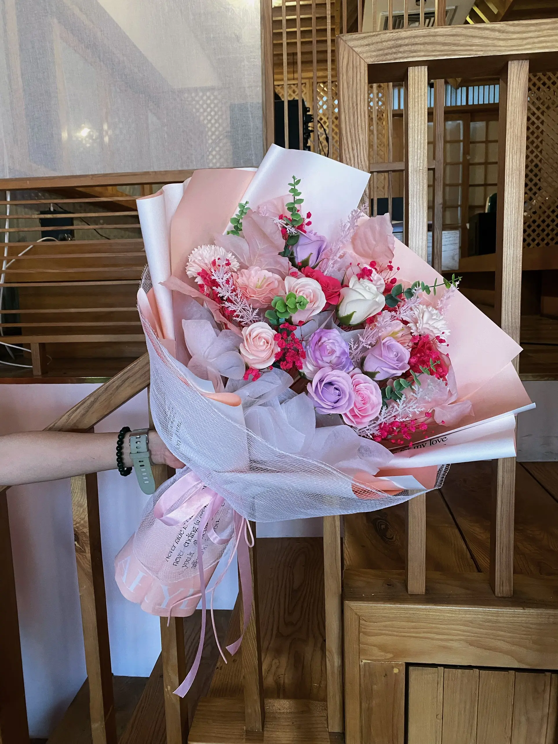 Hoa Sáp Nghê Thuật Quà Tặng Sinh Nhật, Ngày Lễ Bó 20 bông - 30 bông, hoa đẹp dịp quà tặng kỉ niệm sinh nhật bạn trai, bạn gái, hoa giả, shop hoa đẹp nghệ thuật, trang trí, lễ tốt nghiệp