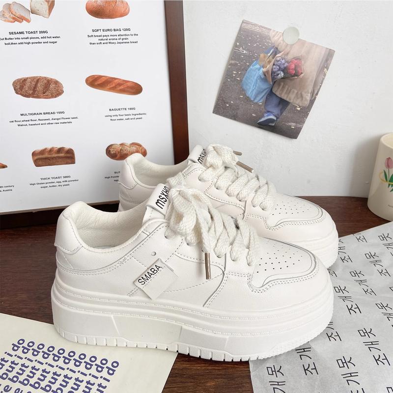 Giày thể thao nữ Samba đế độn 5cm kiểu dáng Hàn Quốc phong cách thời trang cá tính Sneaker Shoes