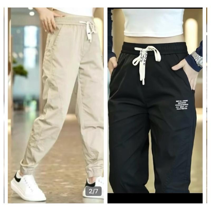 Combo 2 Quần JOGGRE Nam Nữ Chất liệu Kaki Mền Dáng Thể Thao - Sport Jogger Tập Gym